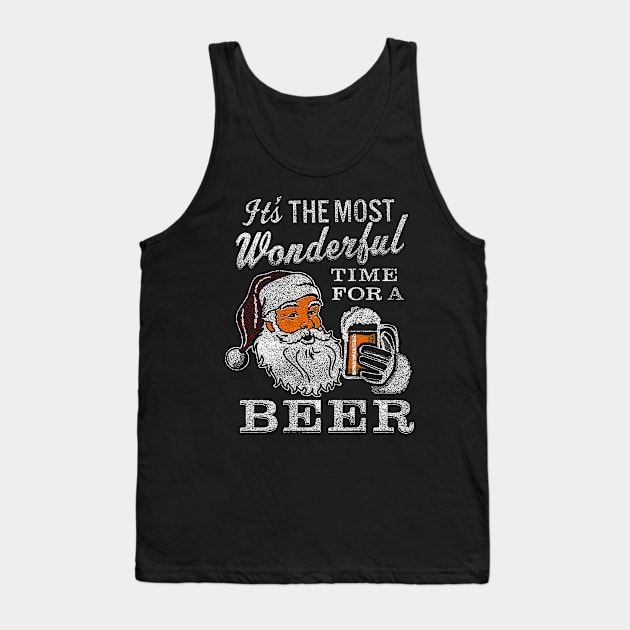 It's The Most Wonderful Time For A Beer Tank Top by liondeb08